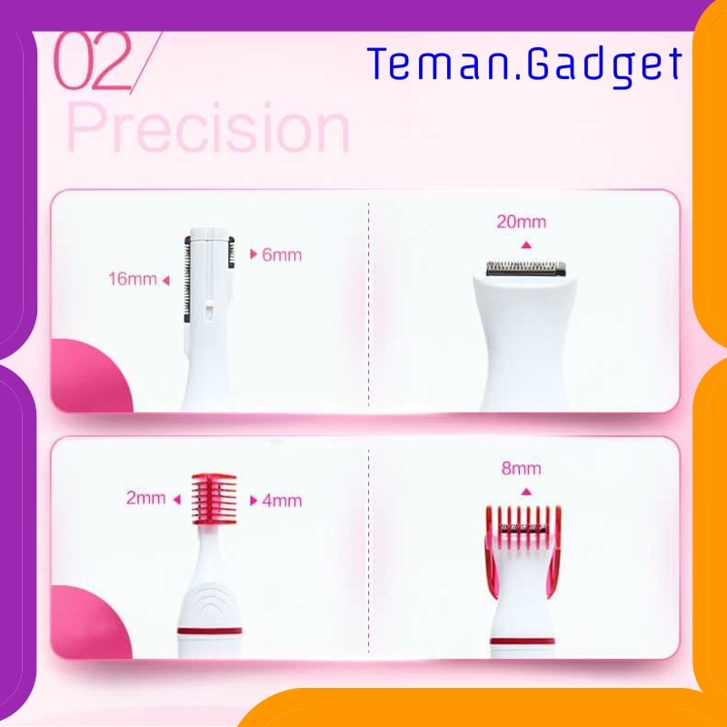 TG-FE174 BIUTTE.CO 5IN1 TRIMMER SHAVER PENCUKUR BULU TUBUH ELEKTRIK GN-062