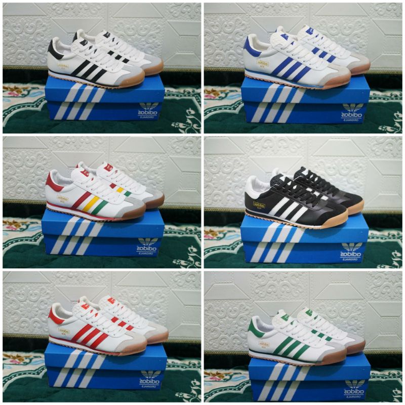 Adidas Rom Adidas Casual Pria Classic Sneakers 39-43 Import Quality