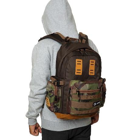 Terbaru.. Bloods Backpack Tas Punggung Felipe 02 Army Brown