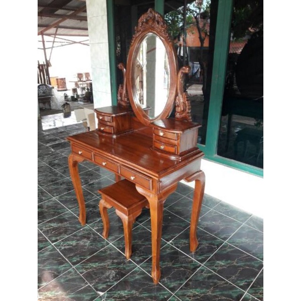 MEJA RIAS TOLET KARTINI JATI JEPARA