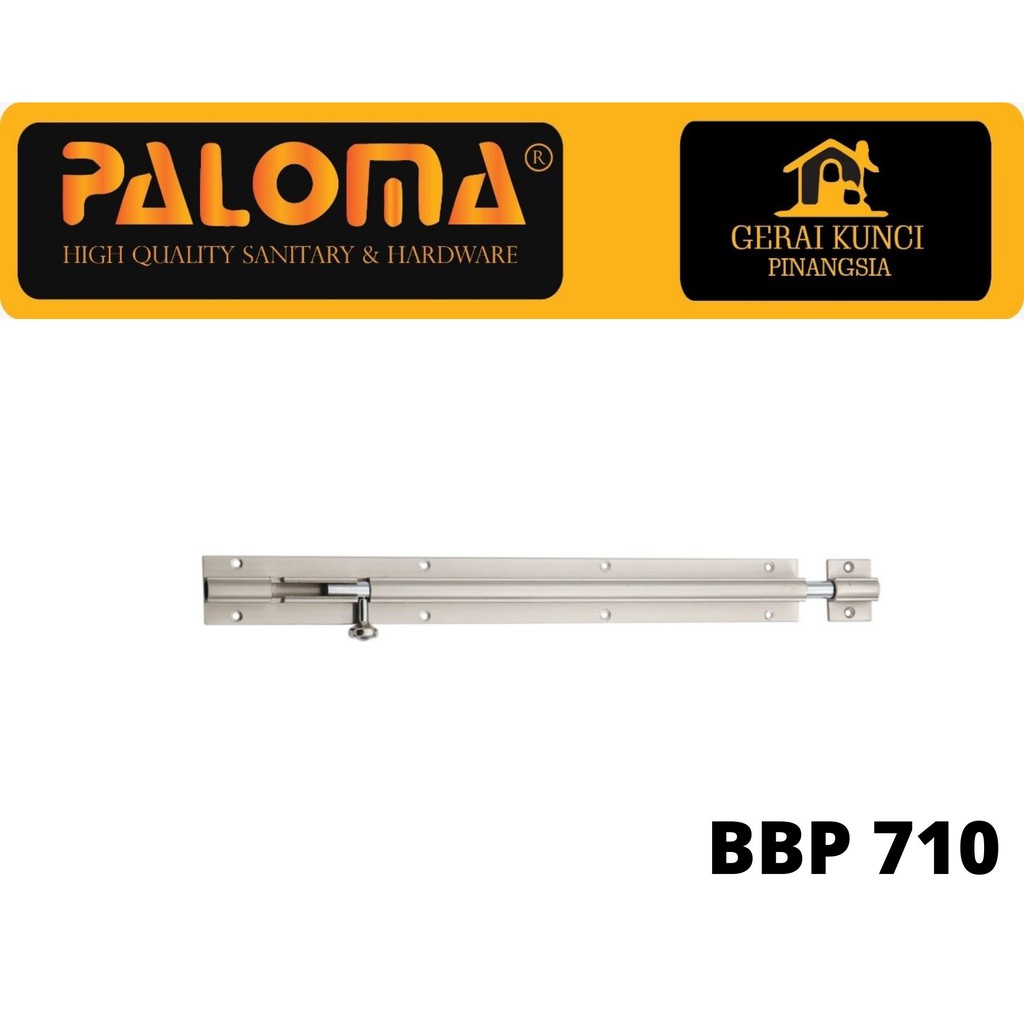 Grendel pintu Paloma BBP 710 12" SN