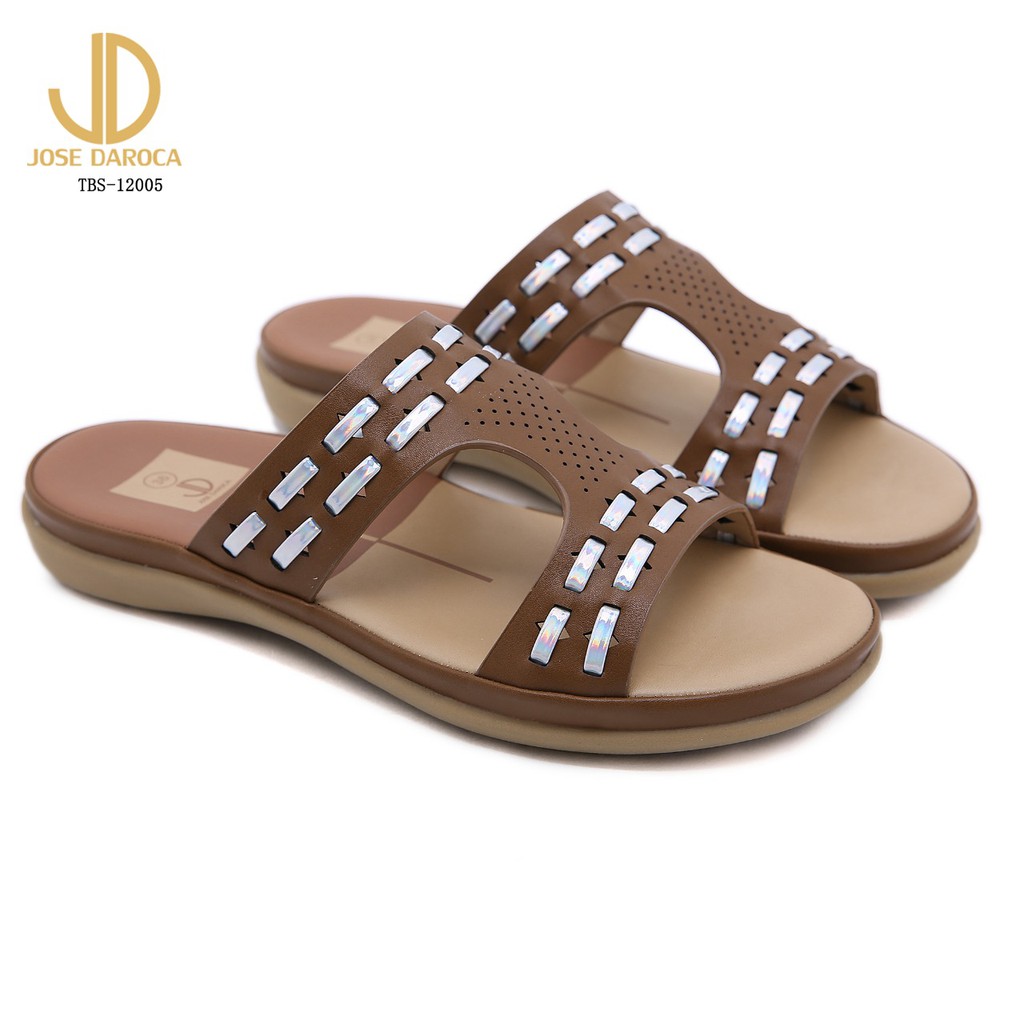 JOSE DAROCA Sandal Slipper Straps Shoes # TBS-12005 # ORIGINAL