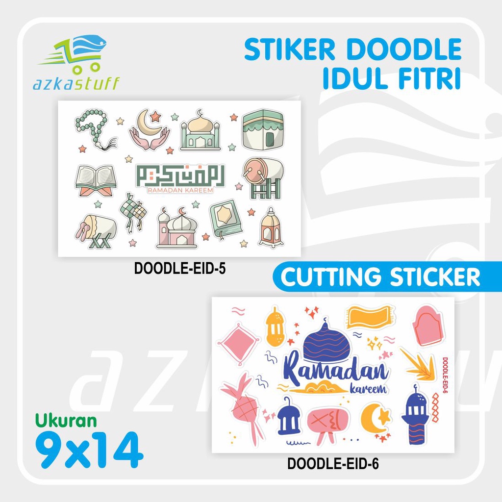 

Stiker Doodle Idul Fitri RAMADHAN- stiker thumbler sticker aesthetic stiker ramadhan lebaran