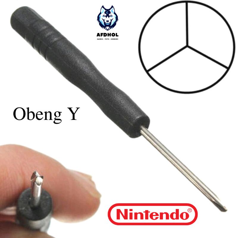 Obeng Y Screwdriver Triwing Tri wing Trigram Joycon Joy Con Nintendo Switch Ds Nds Lite Gba Sp Wii