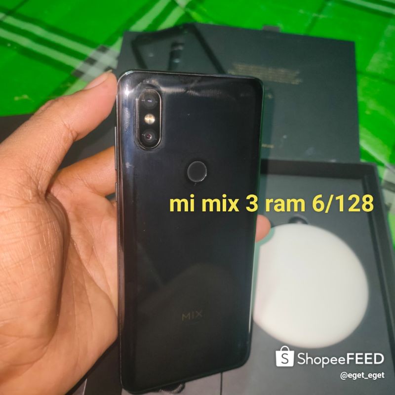 mi mix 3 ram 6/128 bekas berkualitas