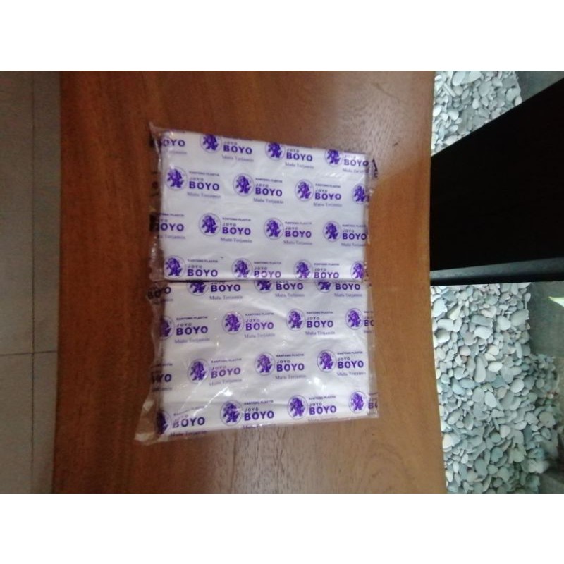 Plastik PE Joyo Boyo Uk 15x27 / Plastik Buram 1 Kg Tahan Panas