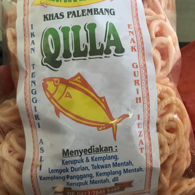 

Kerupuk udang asli palembang