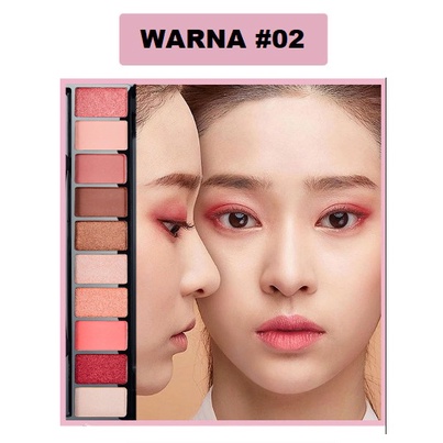EYESHADOW FASHION 10 WARNA ~ FASHION MATTE EYESHADOW PALLET MAKEUP 10 WARNA