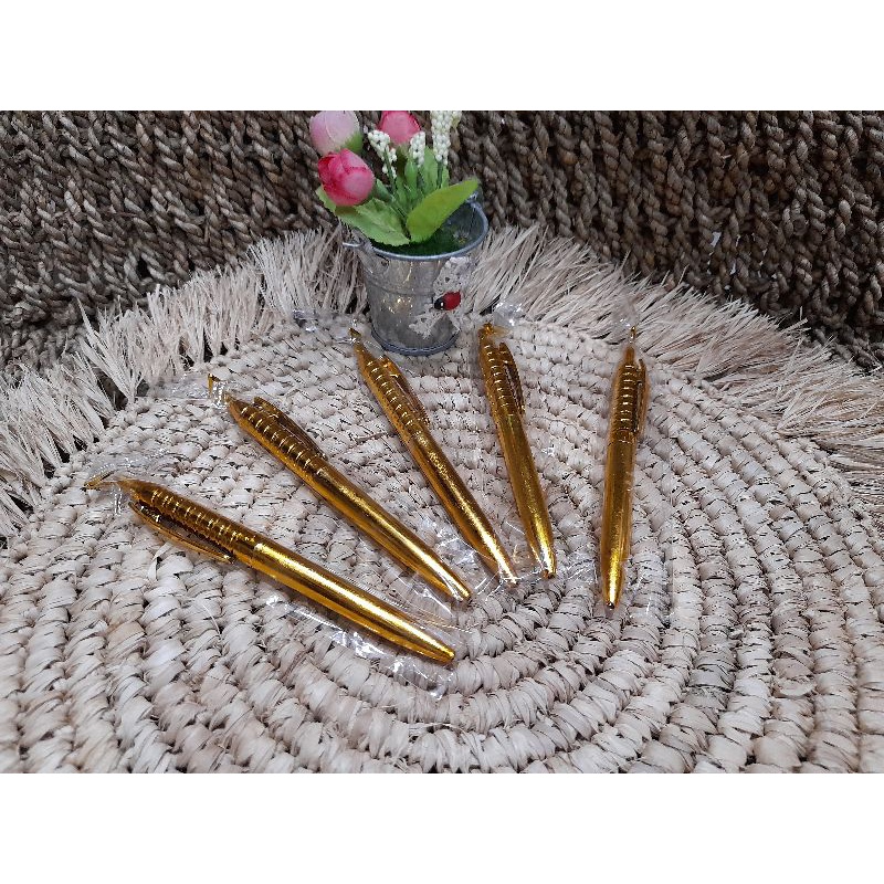 

Souvenir pen emas silver