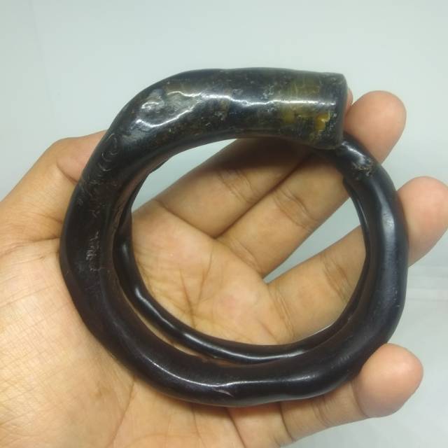 GELANG AKAR BAHAR HITAM NATURAL /GELANG AKAR BAHAR JUMBO