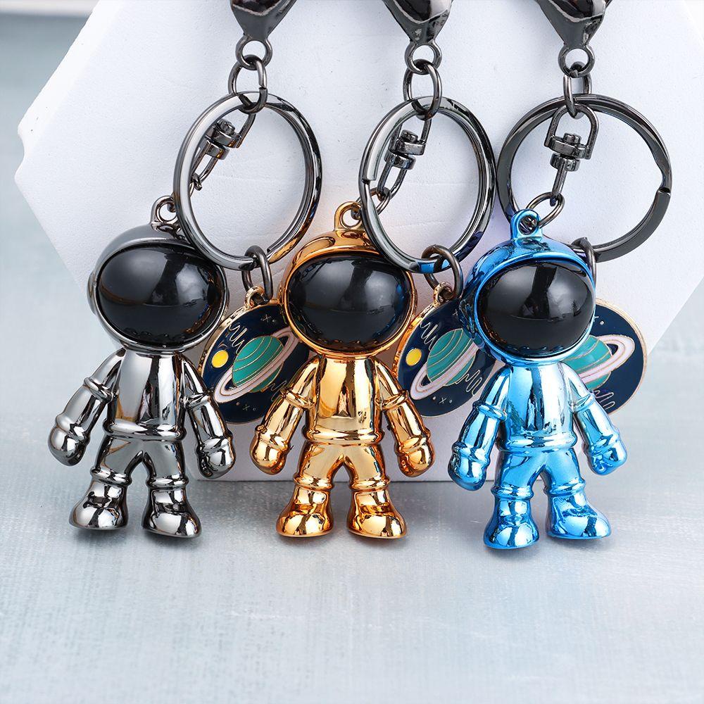 R-flower Gantungan Kunci Wanita Pria Perhiasan Liontin Universe Robot