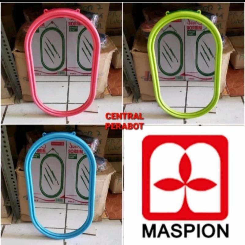KACA CERMIN DINDING GANTUNG MASPION/KACA RIAS CERMIN OVAL MASPION BESAR
