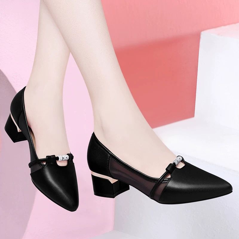 Sepatu Wanita High Heel Pentopel Mute  AG19