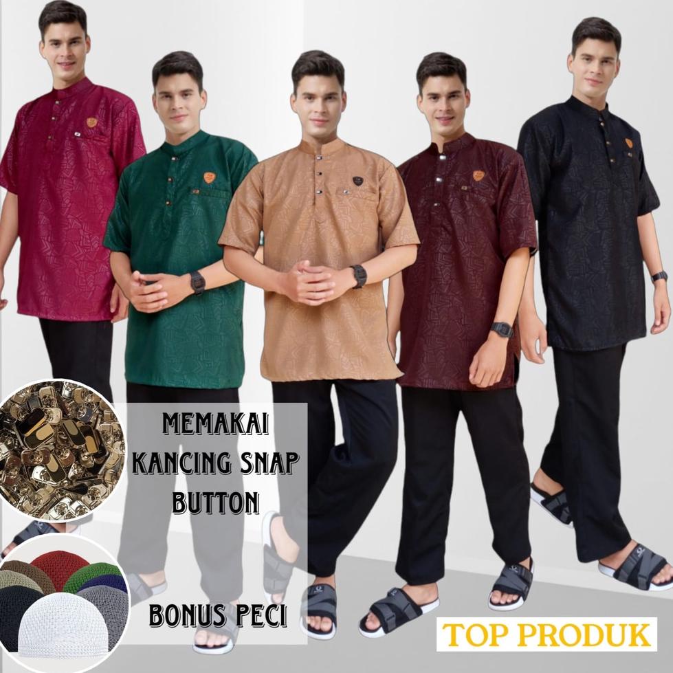 [KODE YKAJK] koko embos remaja dan dewasa/ gamis koko laki laki new arrival premium/baju koko/baju m