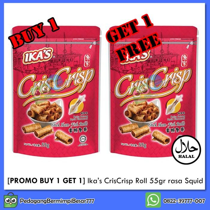 

SALE Ikas Cris Crisp Fish Roll Squid 55gr | Snack Ikan Best Seller