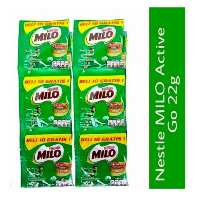 

MILO RENCENG 22 GR X 11 SACHET MILO 22 gr MILO Active Go