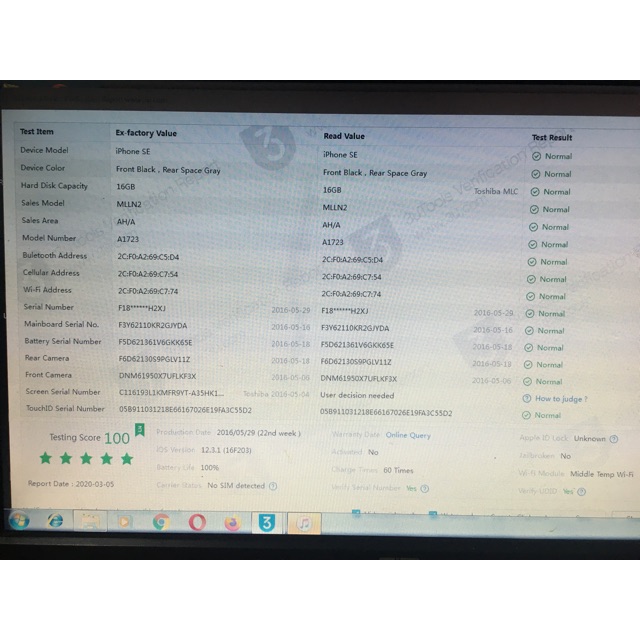 Iphone SE 16gb bypass