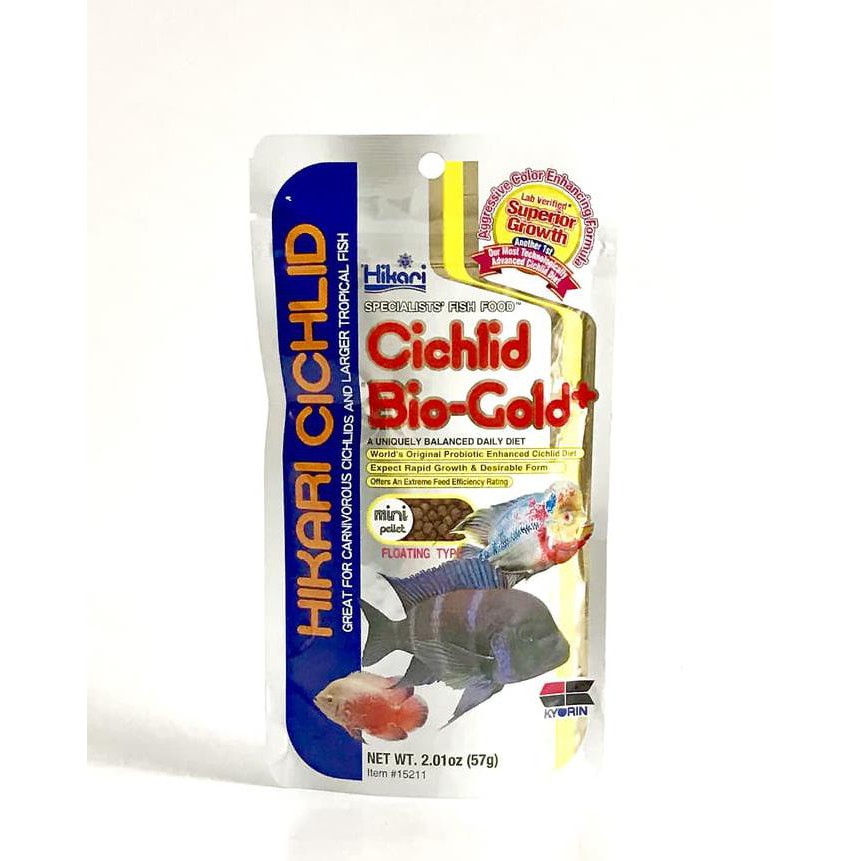 

Hikari cichild bio gold 250gram (Medium)