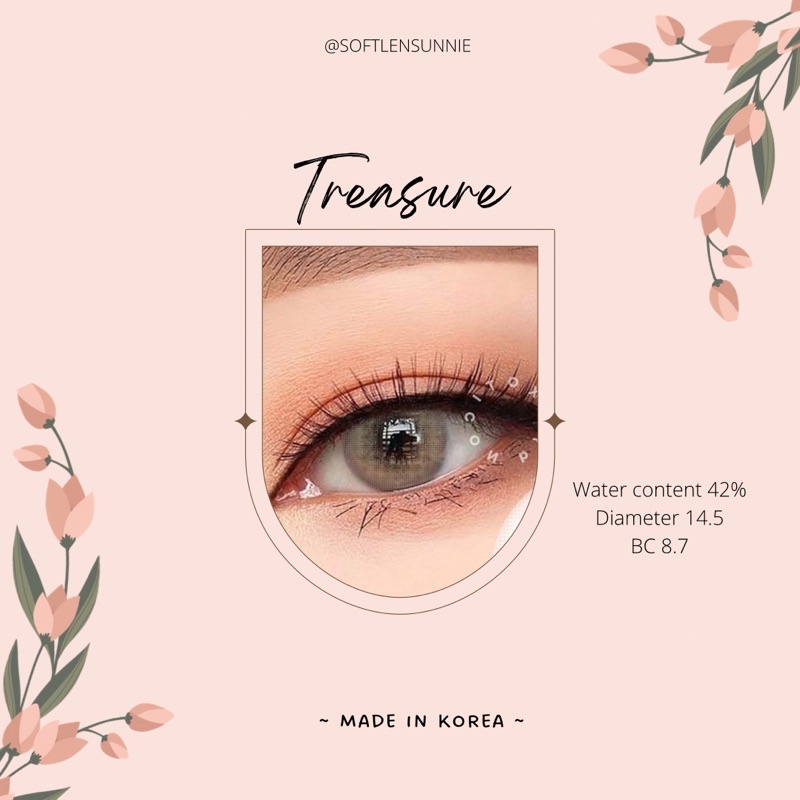 Treasure | Softlens Korea | Softlens natural