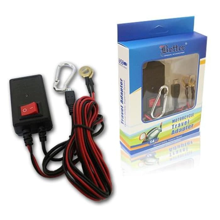 Charger Hp Di Aki Motor Better / Charger Hp Accu Gojek, Grab, Uber