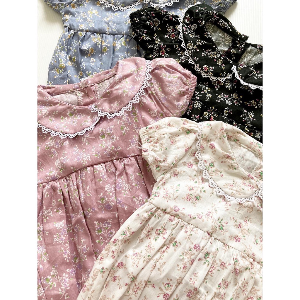 ALEXA / MICHA / GEMPITA LOVE sakura / CLARA TALITHA JUMPSUIT Baju setelan jumper rok bunga bandana sepatu pergi lucu fashion anak bayi perempuan-ALEXA pink