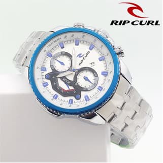 Jam Tangan Pria Ripcurl Rantai Chrono Variasi Silver Blue
