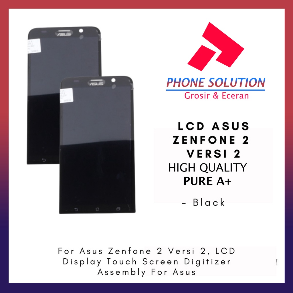 LCD Asus Zenfone 2 Ver 2 ZE551ML Z00 Fullset Touchscreen // Supplier LCD Asus Zenfone 2 - Garansi 1 Bulan