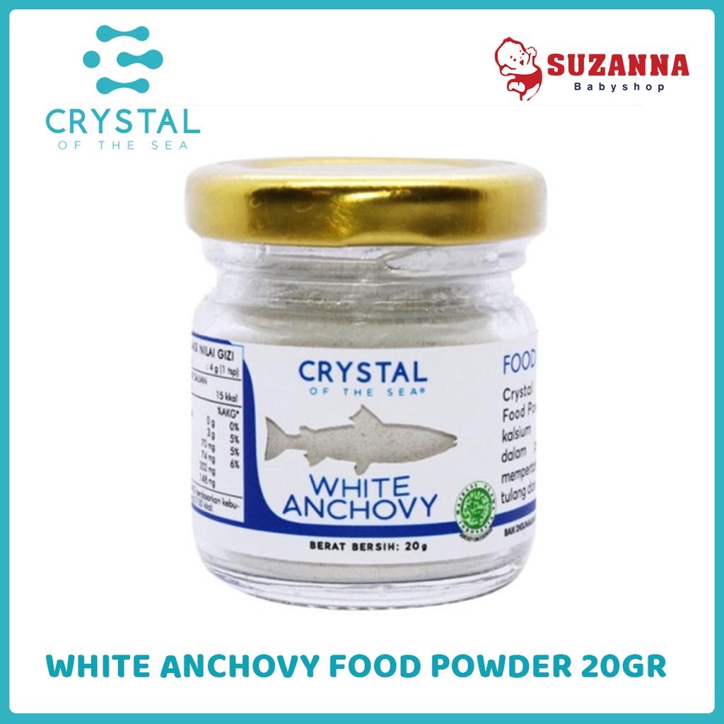 

Crystal of the Sea White Anchovy Food Powder 20gr