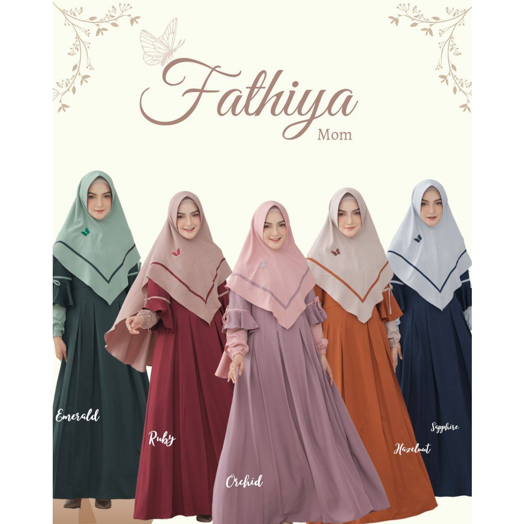 Gamis Dewasa Fathiya by Faradeeba.id