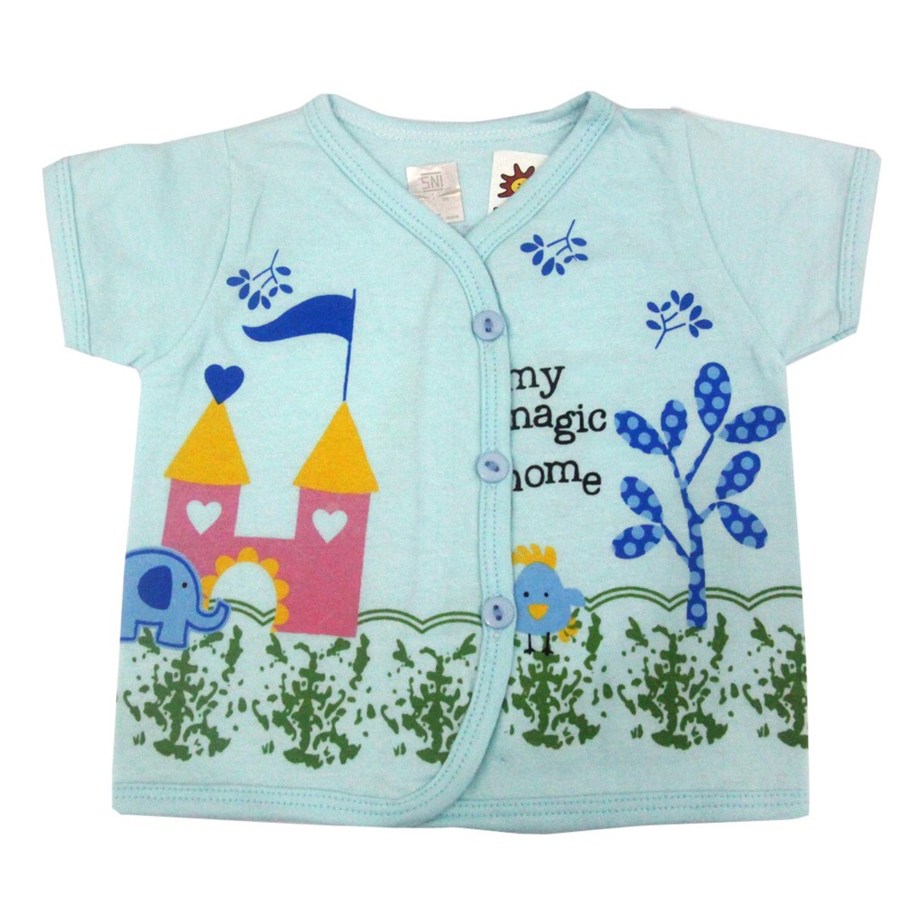Two Mix Baju Baby Harian 0 - 6 bulan Bahan Katun Adem berSNI-1