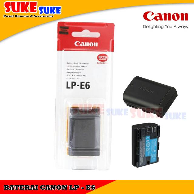 Baterai Canon LP-E6 - Battery Canon LP-E6 - Batrai Canon LP-E6