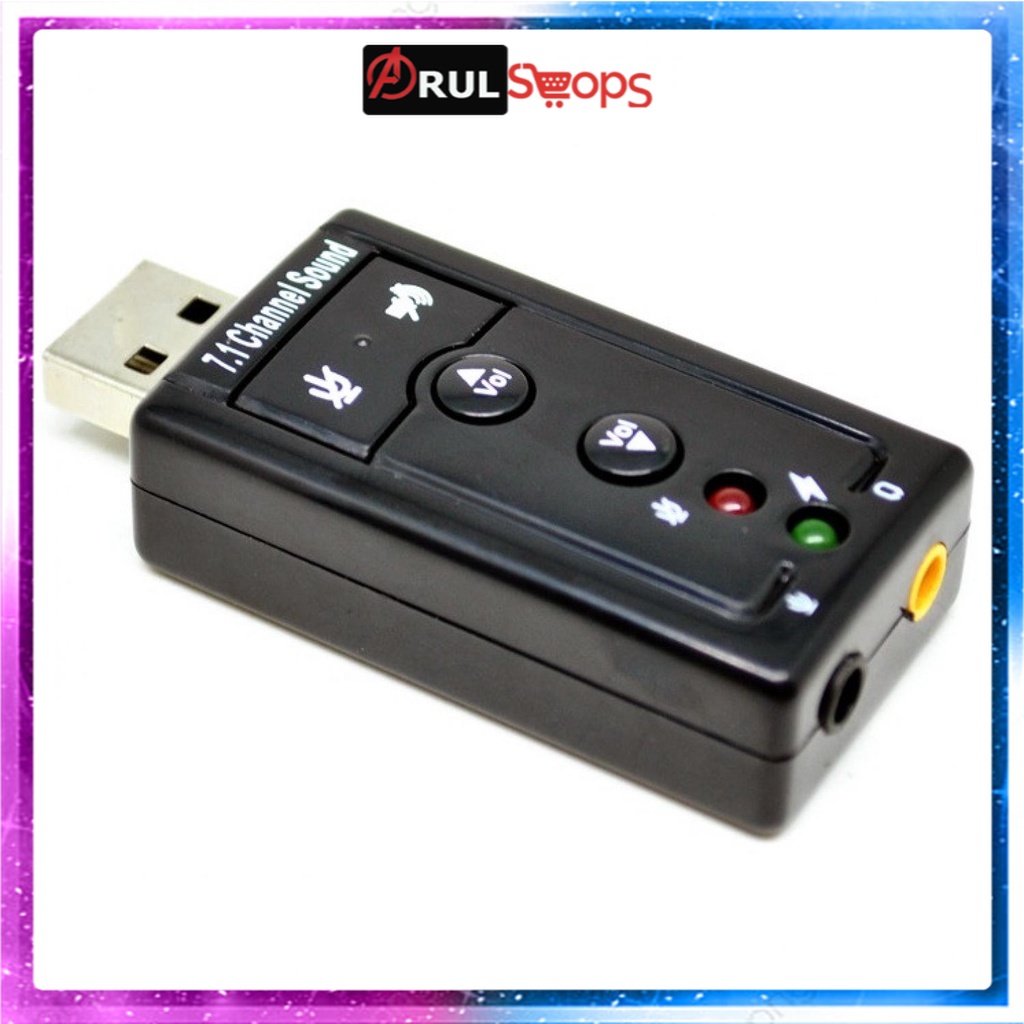 Taffware USB 7.1 Channel Sound Card Adapter - TC-03