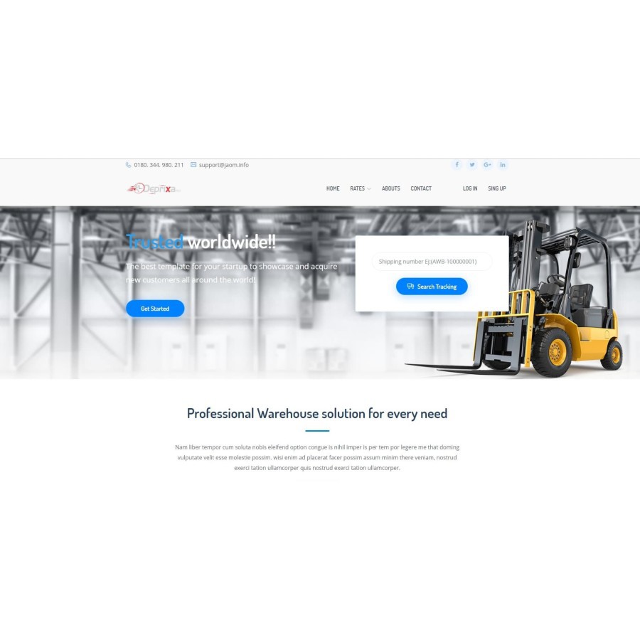 Software Aplikasi Sistem Manajemen Kurir Kargo Deprixa Pro
