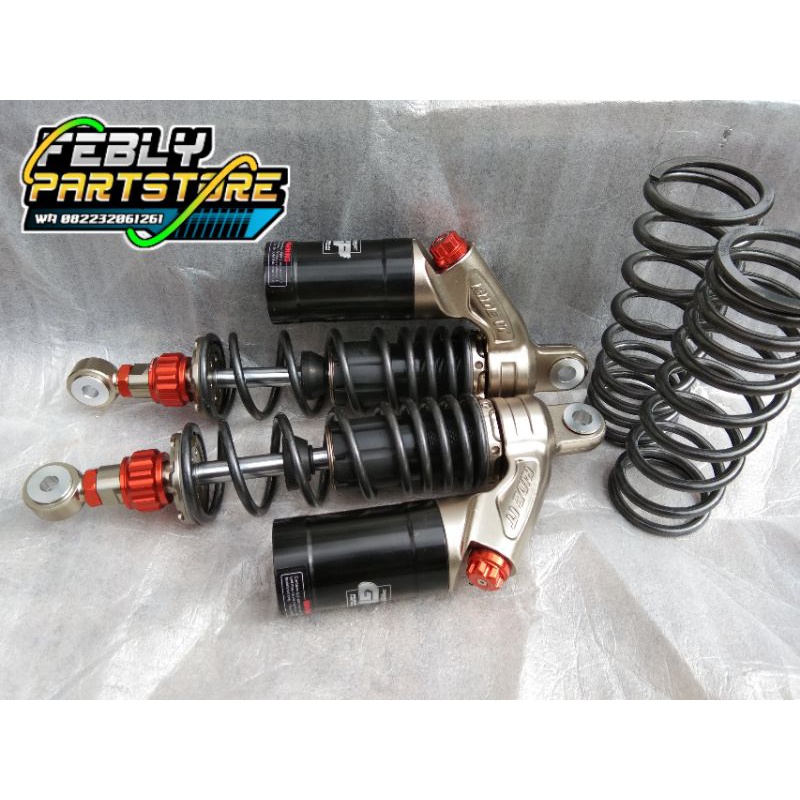 SHOKBREAKER TABUNG SHOCK RIDE GP SUPREME MODEL RCB V SERIES VD DOUBEL CLIK GREY 320MM 340MM RX KING