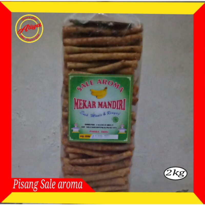 

PISANG SALE AROMA 2kg. enak, manis, renyah cocok untuk camilan