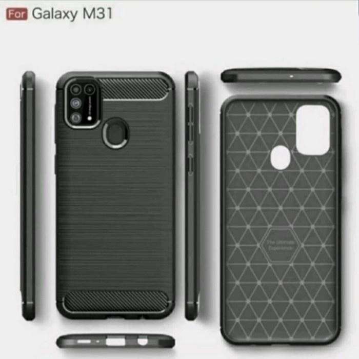 SALE Case HP Carbon Soft Samsung Galaxy M31 Kondom NEW ARZ