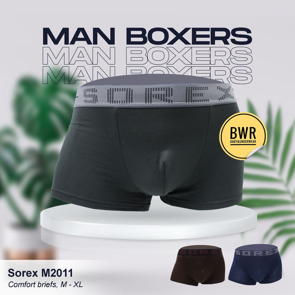 [ Ecer ] BOXER SOREX M2011 Sport / 2011 Celana Dalam Boxer Pria Underwear Sempak Pria Premium - Bwr
