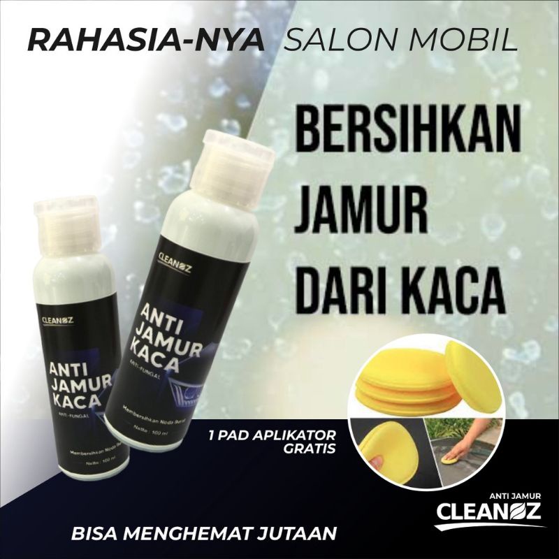 CLEANOZ Pembersih Anti jamur kaca Arli Kurnia | Pembersih Kaca Motor Mobil Akuarium Original CLEANOZ