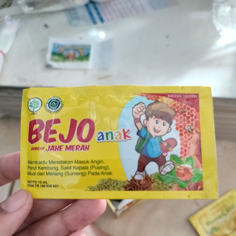 Bejo Anak dengan Jahe Merah
