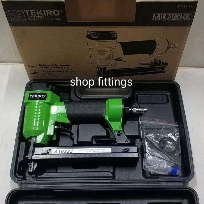 

Promo Tekiro 1022J Air nailer stapler Gun / Mesin Staples angin paku tembak Murah