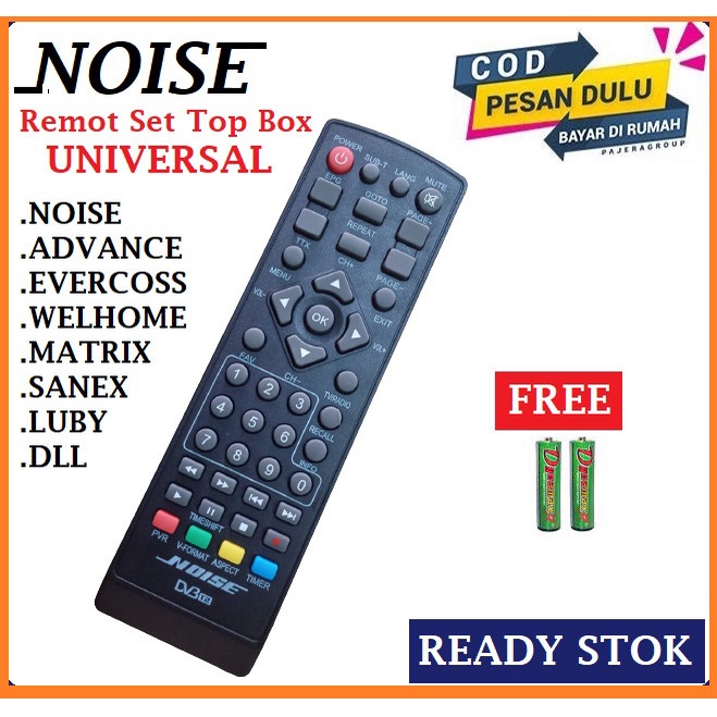 Remot Set Top Box NOISE Universal Bisa Digunakan Semua Merk Set TopBox