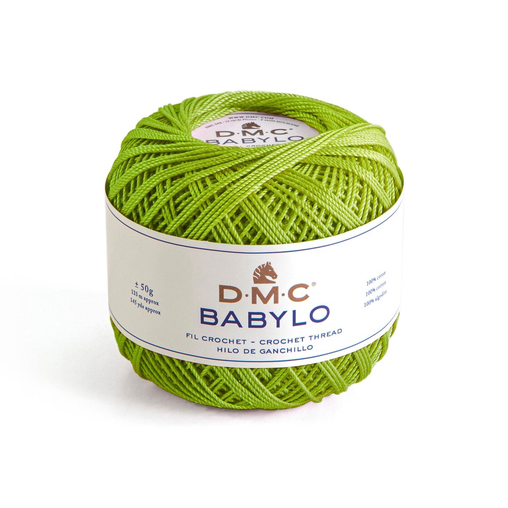 Benang Crochet DMC Babylo 50 Gram - 907 - Light Parrot Green Hijau