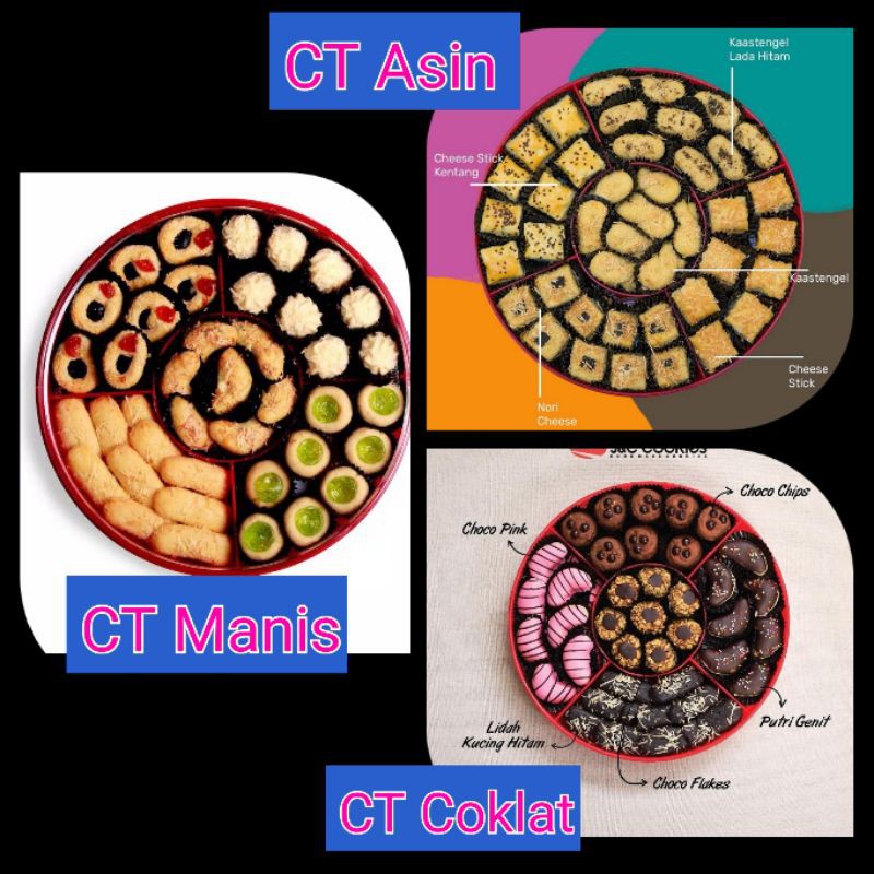 Jnc cookies candy tray