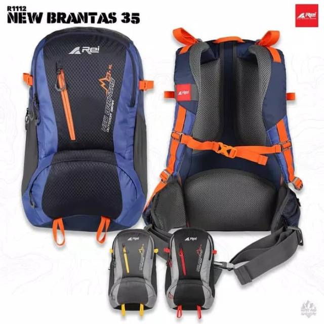 Tas Ransel Rei New Brantas 35+5L Semi Carrier Rei Brantas Backpack Rei