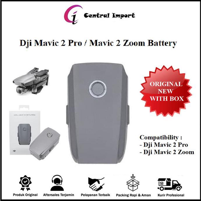 [ Promo ] Dji Mavic 2 Pro / Dji Mavic 2 Zoom Battery / Baterai / Batre Original - Drone Kamera Dan Aksesoris