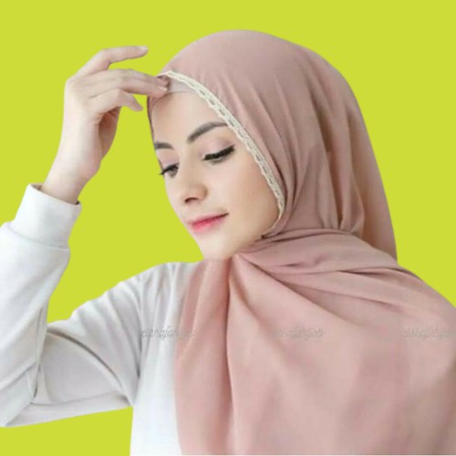 Jilbab pashmina tali renda-pashmina renda sabyan diamond tali / Kerudung Wanita