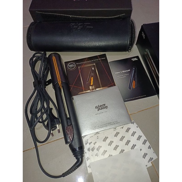 Glampalm catokan hair straightener/vibrate hair straightener GP225AL preloved