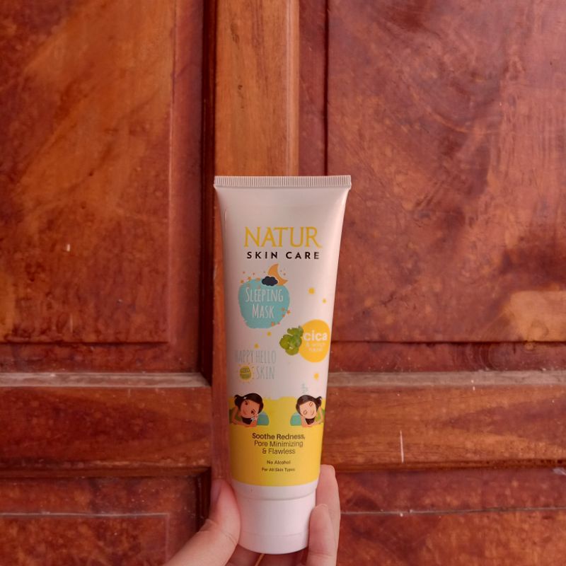 [PRELOVED + Free Gift] Natur Skincare Sleeping Mask Cica