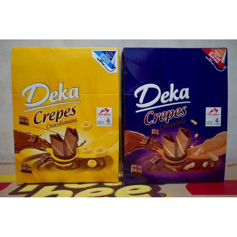 

Deka Crepes rolls isi 12 tersedia 2 varian rasa