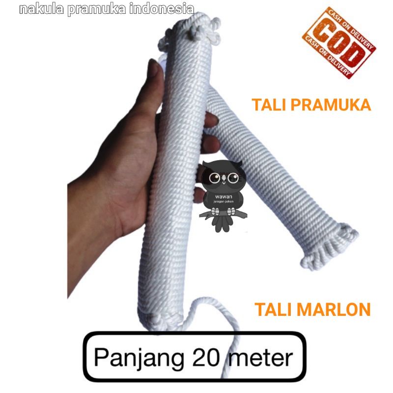 TALI MARLON 20 METER, TALI PRAMUKA, TALI KEMAH